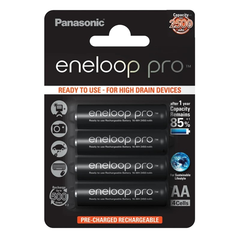 Baterie Panasonic ENELOOP HR6/AA 2500mAh 4ks