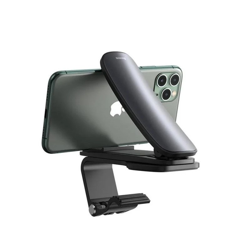 Baseus SUDZ-A01 Big Mouth Držák Telefonu na Palubní Desku s Klipem Black