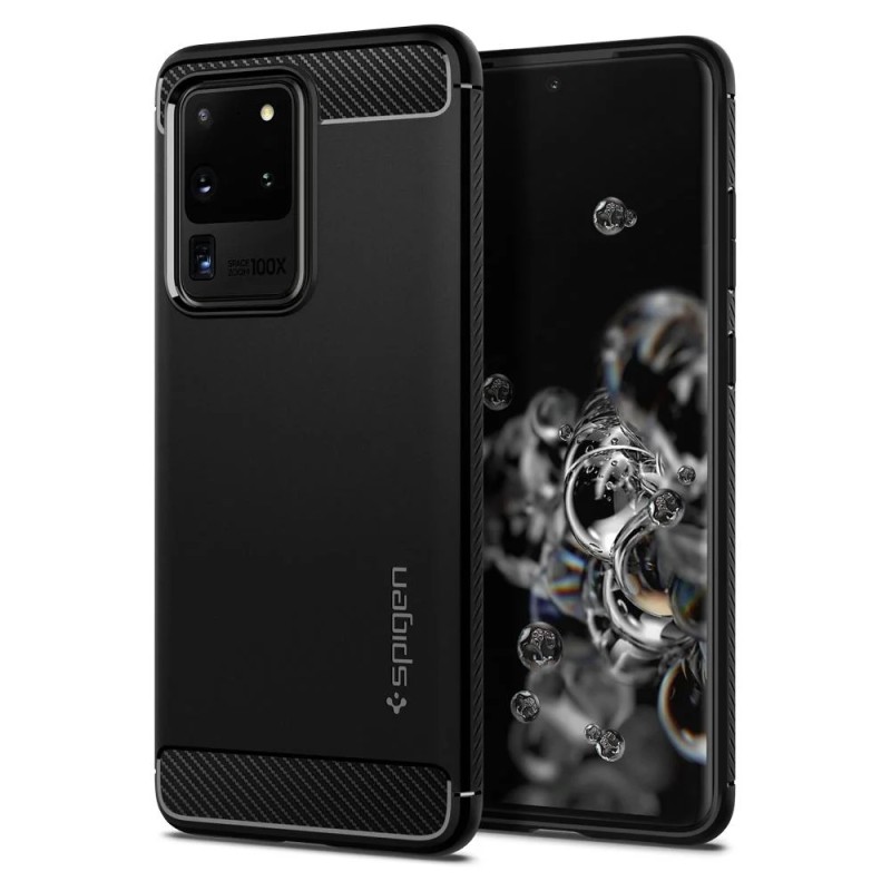 Spigen Rugged Armor ACS00753 Black Samsung Galaxy S20 Plus | PROO.CZ