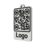 3ME QR Kód Přívěsek Mini s Logem | Stylová Klíčenka
