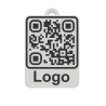3ME QR Kód Přívěsek Mini s Logem | Stylová Klíčenka