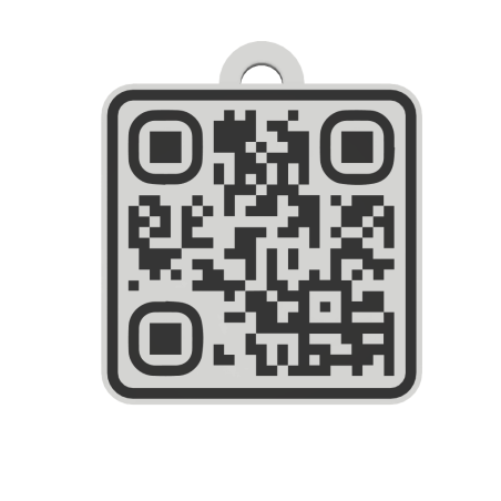 QR Kód Přívěsek Mini 3ME – Bezpečí pro Vaše Věci