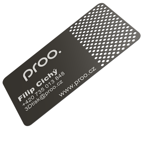 3D Tisk Vizitka na zakázku