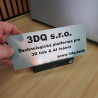 Originální 3D cedulka na zakázku 80x190mm - ekologické PLA