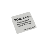 Originální 3D cedulka na zakázku 70mm - ekologické PLA