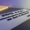 Originální 3D cedulka na zakázku 80x190mm - ekologické PLA