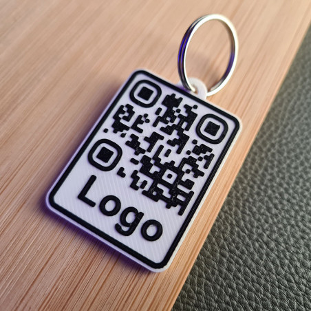 3ME QR kód přívěsek s logem - malý a praktický