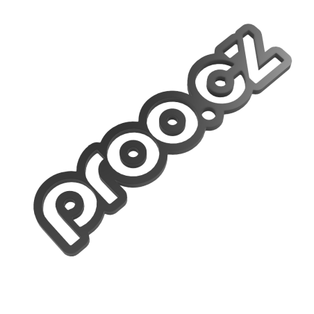 3ME Typo 9025 - Logo na stěnu pro moderní interiéry