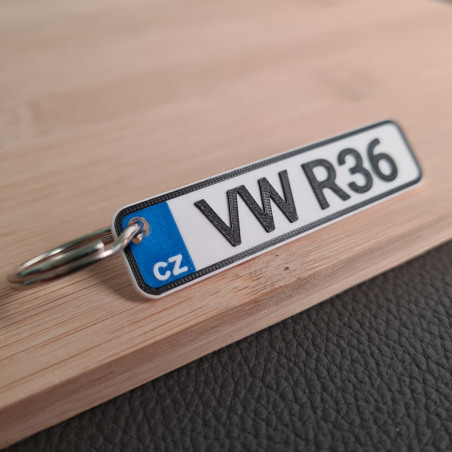 SPZ klíčenka na míru - modrá | PROO.cz