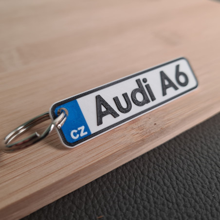 SPZ klíčenka na míru - modrá | PROO.cz