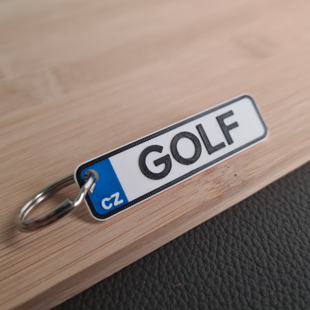 SPZ klíčenka na míru - modrá | PROO.cz