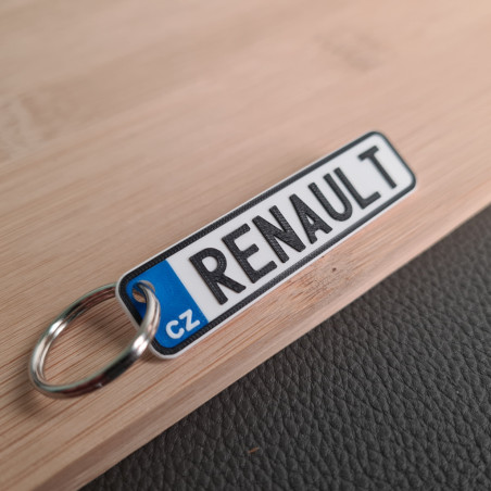 SPZ klíčenka na míru - modrá | PROO.cz