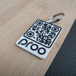 SPZ Klíčenka na míru | Logo společnosti | QR Kód | PROO.CZ