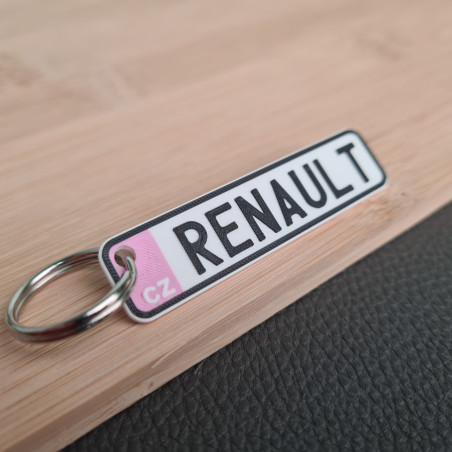 SPZ klíčenka na míru - růžová | Jméno | Přezdívka | PROO.CZ