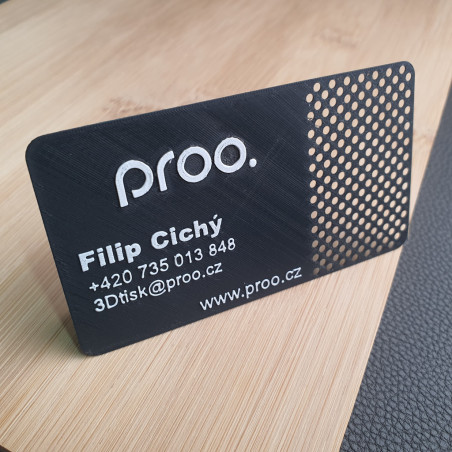 3D Tisk Vizitka na zakázku