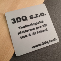 Originální 3D cedulka na zakázku 125mm - ekologické PLA