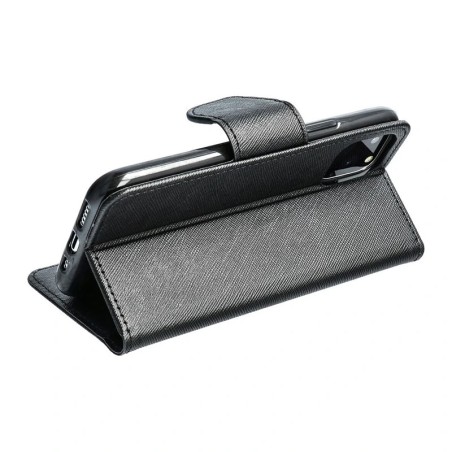 Pouzdro Fancy černé Huawei Y7 2019